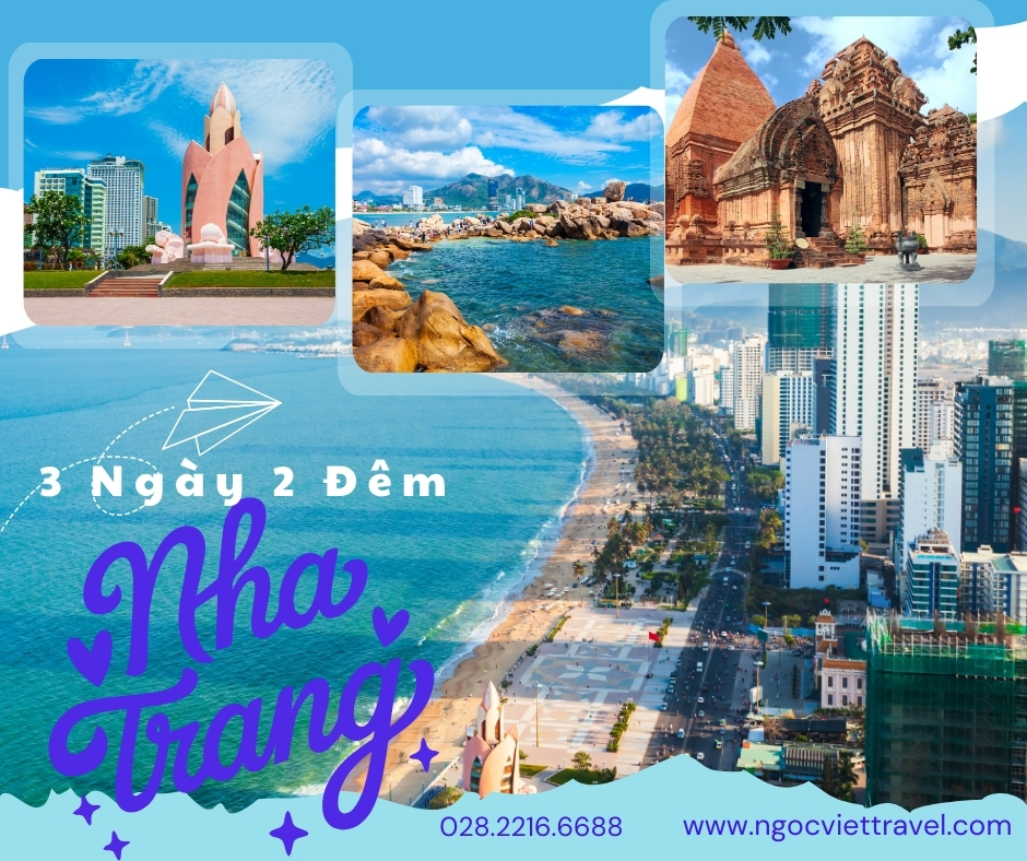 TOUR NHA TRANG 3 NGÀY - KHÁCH SẠN 5 SAO - TẶNG BUFFET HẢI SẢN + UỐNG BEER KHÔNG GIỚI HẠN
