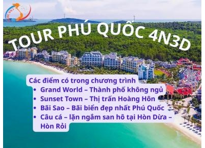TOUR PHÚ QUỐC KHỞI HÀNH HẰNG NGÀY